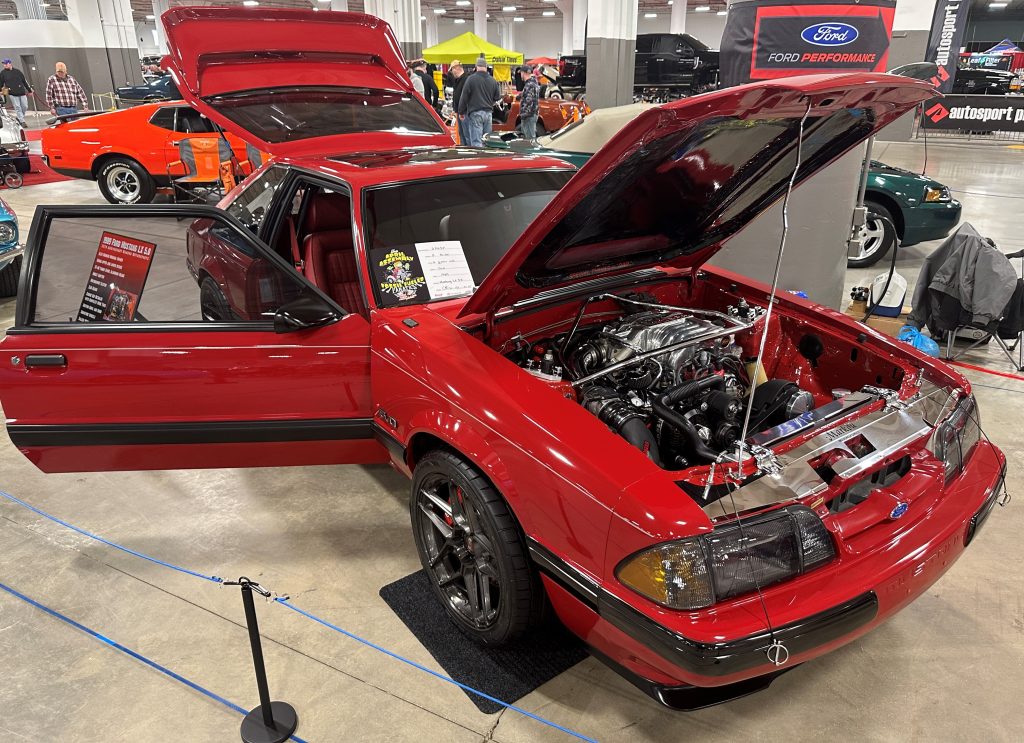 1989 ford mustang LX 5.0 foxbody at car show