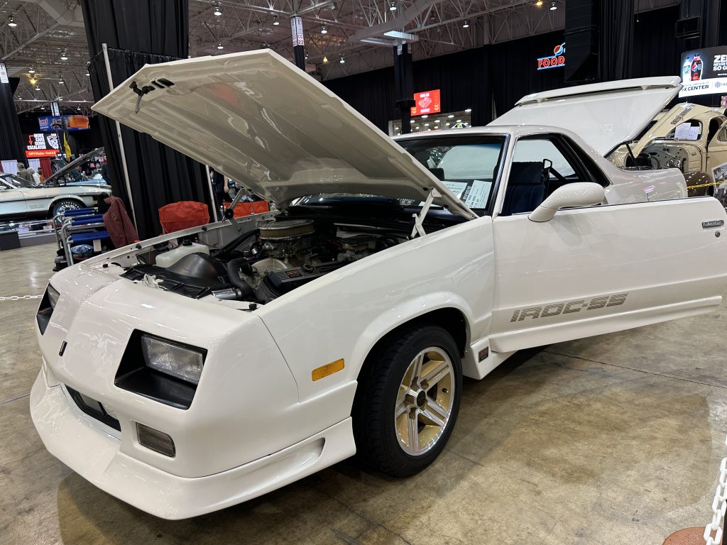 white chevy el camino ss iroc custom