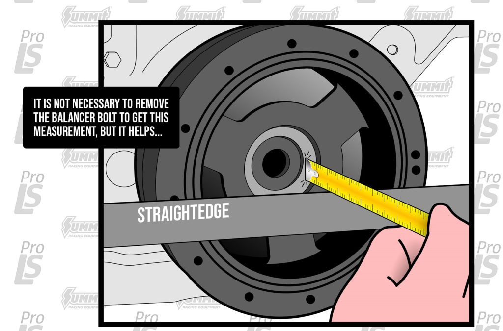 ls accessory drive pulley measurement graphic