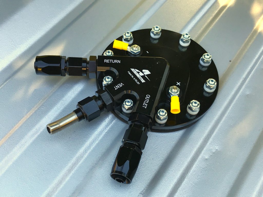 Aeromotive in tank fuel pump installed