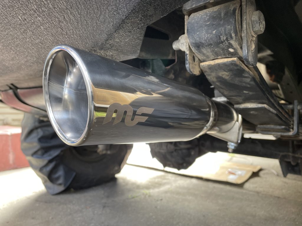 polished magnaflow muffler exhaust tip