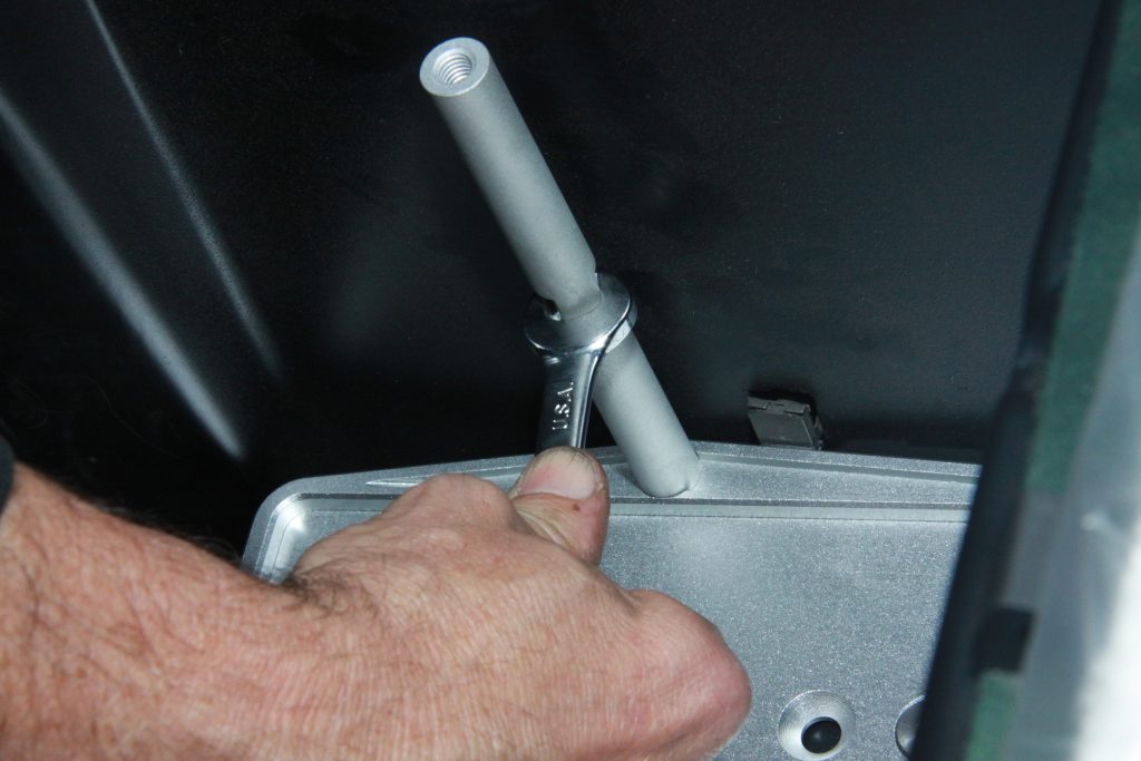 Installing Side Post on Scott Drake Battery Tray