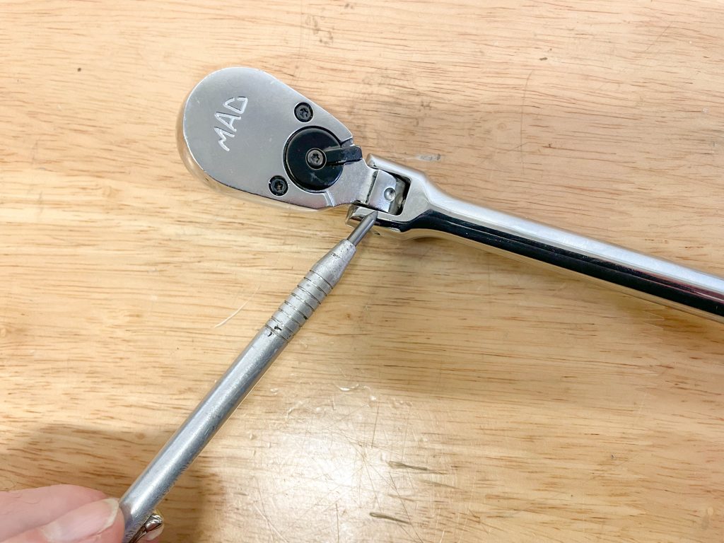 Flex Head Ratchet Pivot Joint