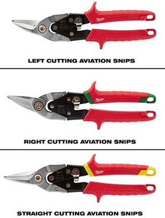 tin snips configuration diagram