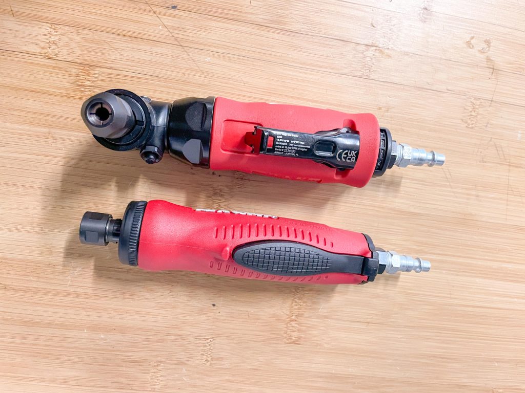 AIRCAT die grinders with different trigger types