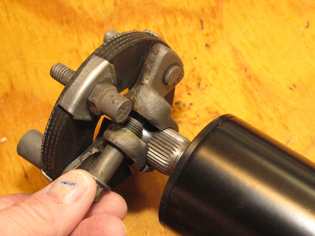 Steering coupler from Borgeson steering kit