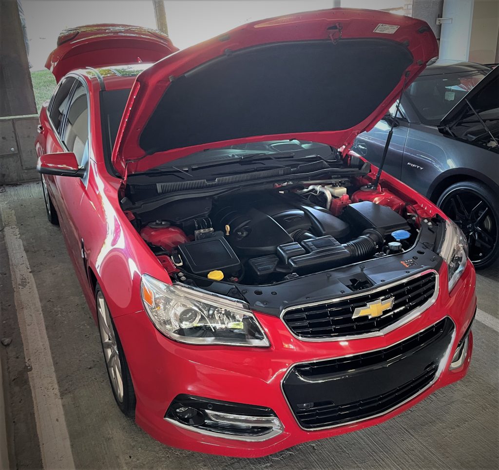 red chevy ss sedan