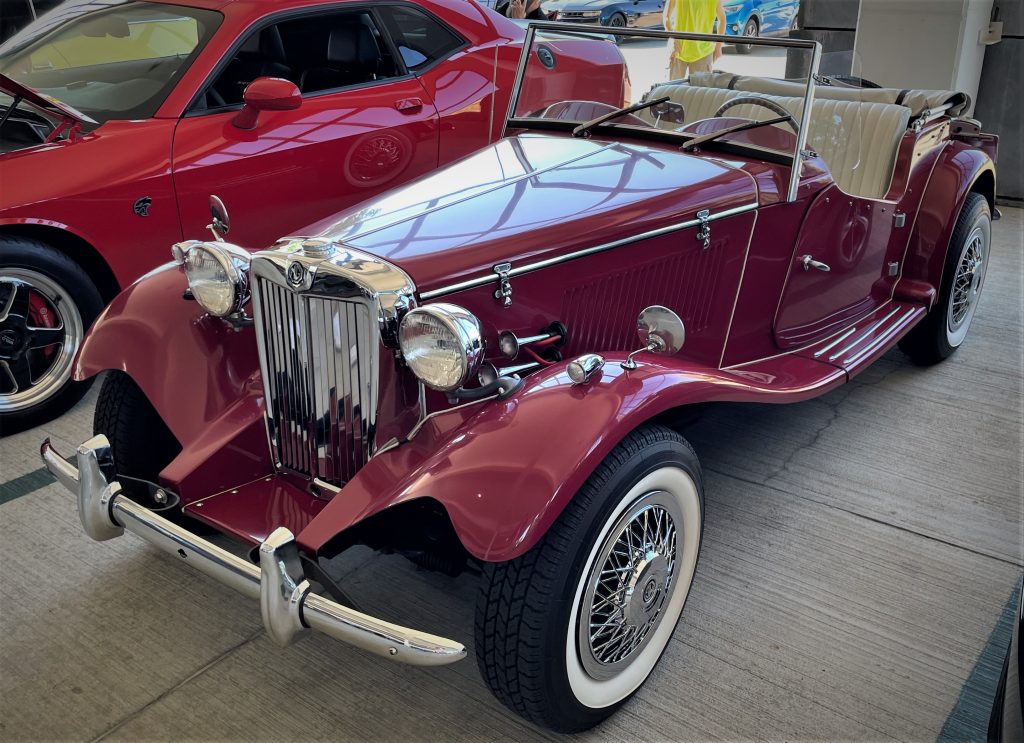 vintage mg TD roadster