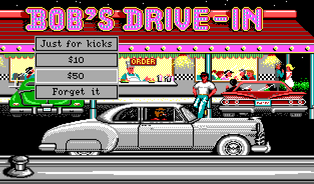 drive-in drag race challenge in street rod video game on PC