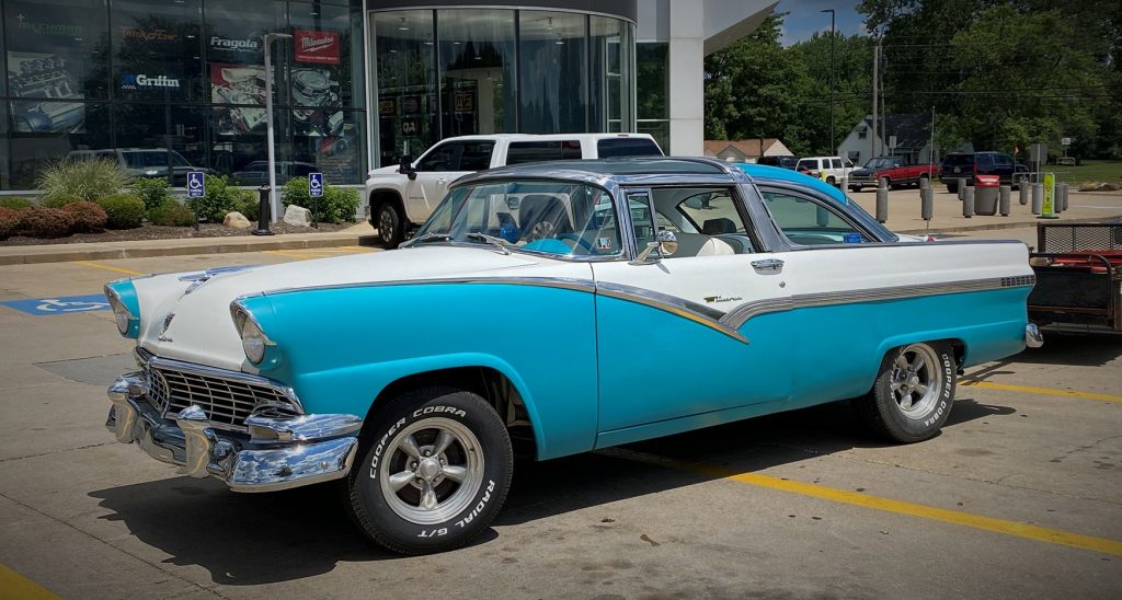 1956 Ford Fairlane Crown Victoria Skyliner, driver side