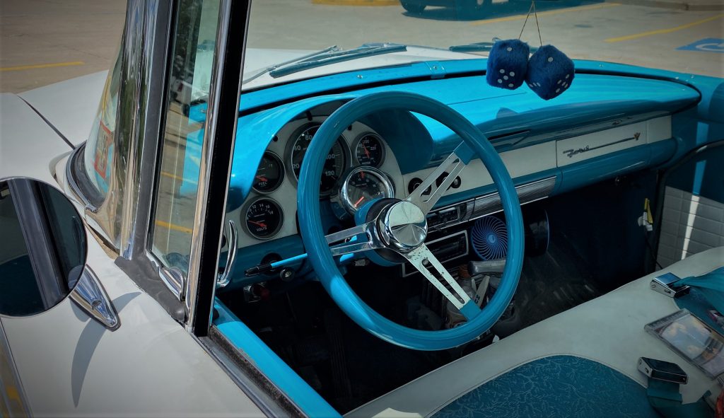 1956 Ford Fairlane Crown Victoria Skyliner, interior